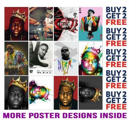 Biggie smalls poster art - biggie,