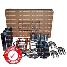 ENGINE OVERHAUL KIT FOR MASSEY FERGUSON 35 (3 cyl) TRACTORS WITH CAST LINER.