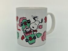 Snoopy Peanuts Ceramic Cup Mug Coloroll England  Snoopy on Skateboard