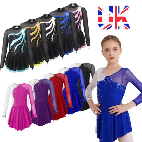 Kid girls gymnastics dress - uk,