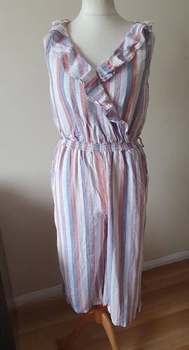 Womens striped linen blend - f&f,