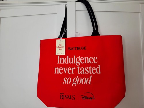 Waitrose indulgence tote bag - indulgence,