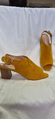 Mustard faux suede - mustard,