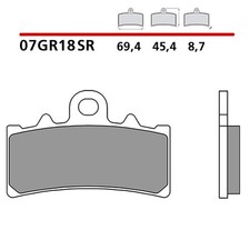 BREMBO FRONT BRAKE PAD KIT KTM