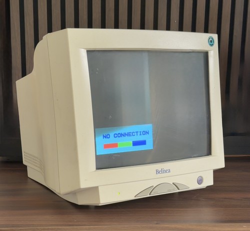 Vintage belinea crt monitor - crt,