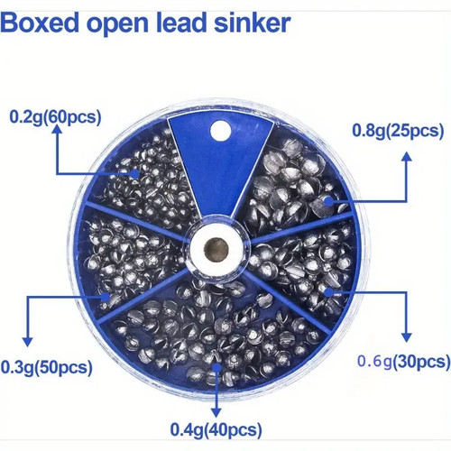 205pcs fishing weight sinkers - 205pcs,