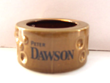 peter dawson scotch whisky ashtray shade of brown  made by HCW in VGC
