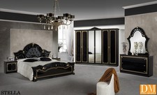 Italian Stella Black & Gold