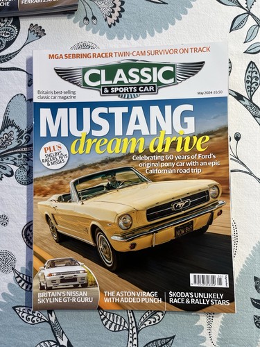 Classic sports car magazine - car,