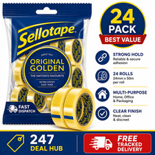 Sellotape Clear Tape 24mm x