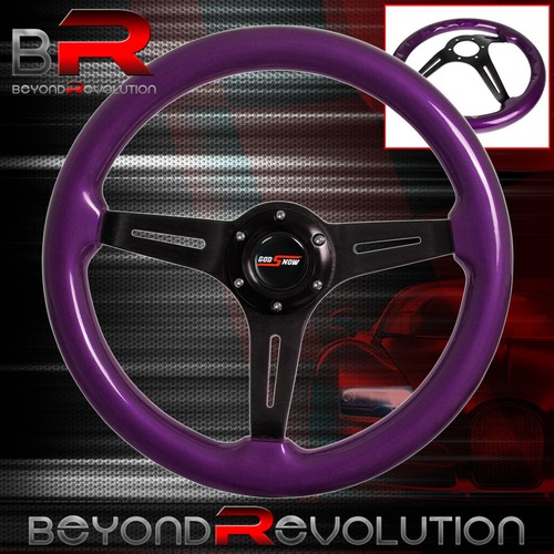 Deep dish steering wheel black - deep,