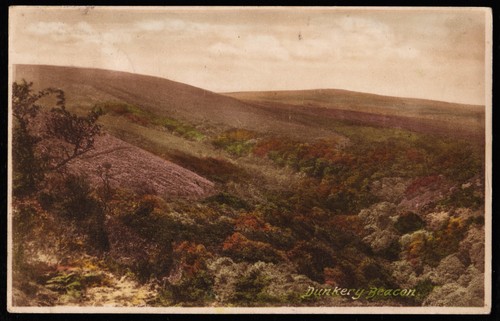 Dunkery beacon frith postcard - frith,