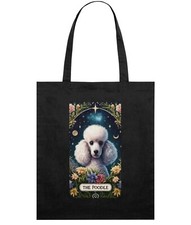 Poodle Tarot Card Tote Bag, Poodle Tote Bag, Tarot Tote Bag