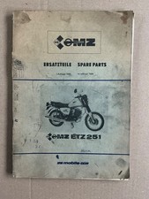 GENUINE MZ SPARE PARTS BOOK
