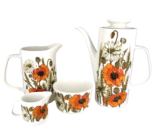Meakin orange poppies - meakin, 'orange