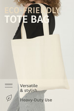 100% cotton Canvas Grocery Bag