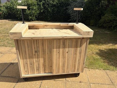 Bespoke wooden stand - wooden, dj
