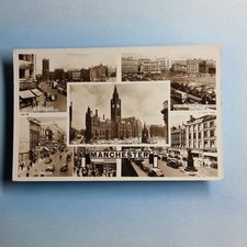 Manchester Postcard 1953 Real