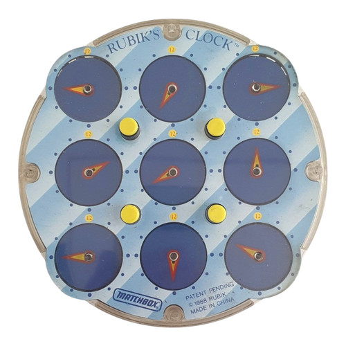 Vintage rubiks clock puzzle - vintage,