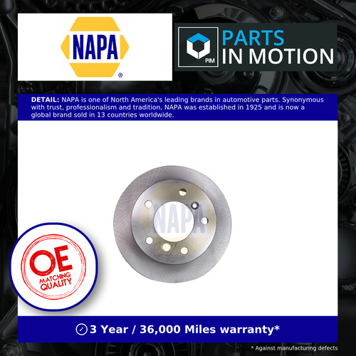 Brake discs pair solid - 2x,