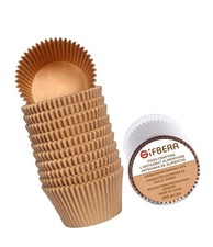 Gifbera Jumbo Cupcake Liners Greaseproof Paper 200 Count - Food Grade Odorles...