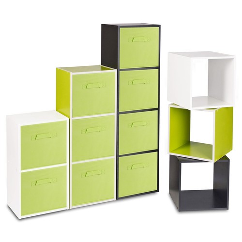 Wooden shelves cubes cupboard - wooden,