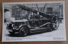 Dennis Motor Fire Escape Postcard