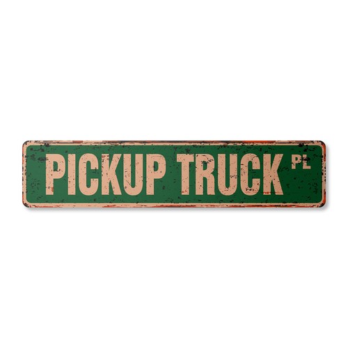 Pickup truck vintage street - vintage,
