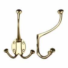 Fulton and Bray Double Hat and Coat Hooks Hat and Coat Racks