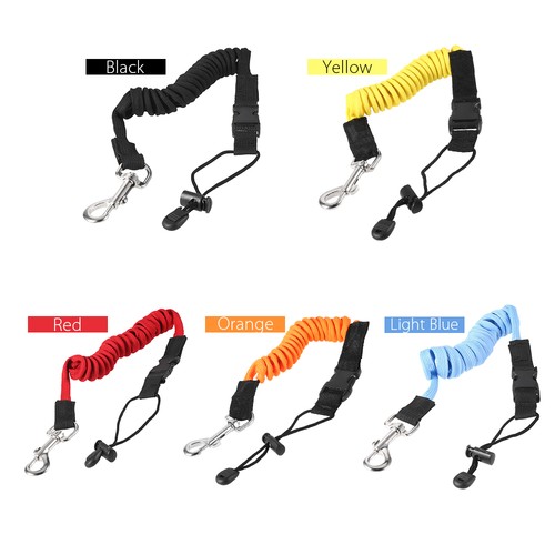 Elastic paddle leash kayak - leash,