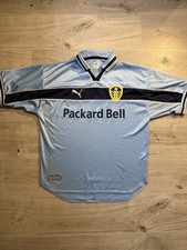 RARE VINTAGE LEEDS UNITED 1999-2000 MENS L LARGE AWAY FOOTBALL SHIRT PUMA