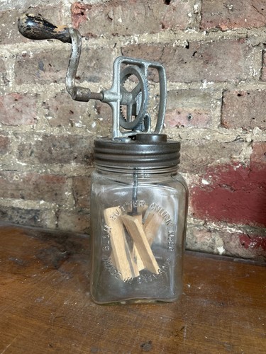 Vintage blow butter - vintage, churn