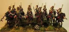 12x28mm perry miniatures painted Russian Napoleonic uhlans,Iamburg regiment