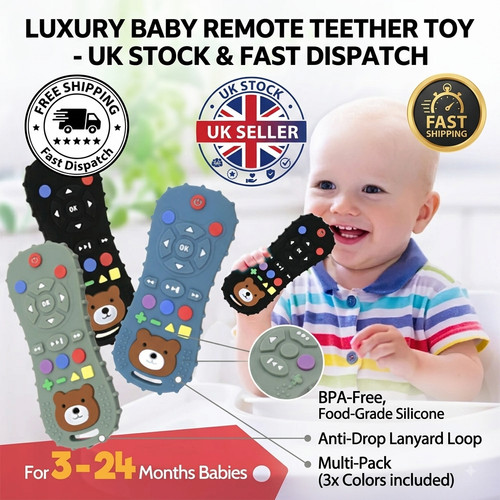 Silicone baby toys remote - silicone,