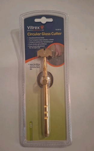 Vitrex circular glass cutter - vitrex,