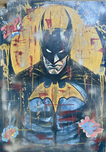 Batman painting - painting,