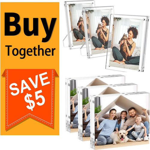 Acrylic picture frame bundle - picture,
