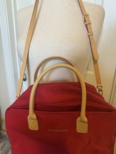 Burberry Golf Bag In Red With