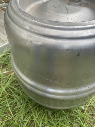 Stainless steel keg - steel, 15.5