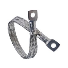 Battery lead earth strap 450mm - lead,