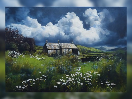 Tranquil retreat oil painting - tranquil, retreat: