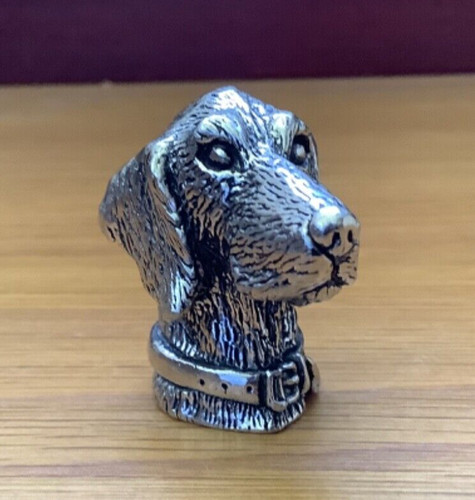 Gun dog quality silver pewter - dog,