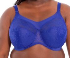 Goddess Verity Bra Size 34FF Ultramarine Blue Underwired Side Support Full Cup