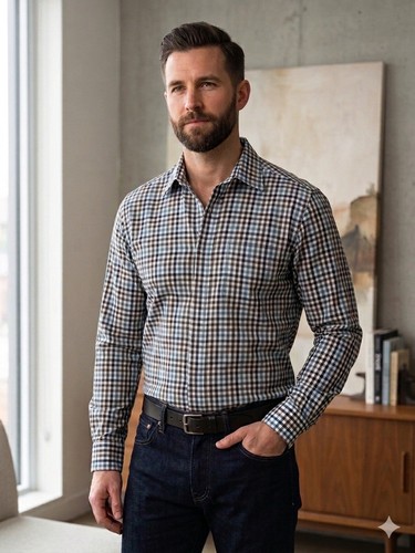 James pringle mens check - james, shirt
