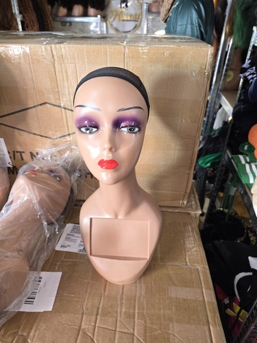 Female mannequin head - mannequin,