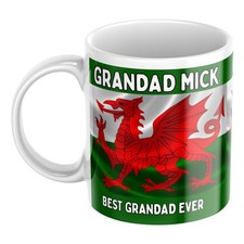 PERSONALISED Welsh Flag MUG
