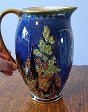 Antique Royal Crown Devon Large Fantazia Jug