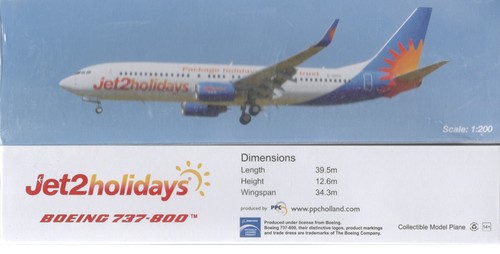 Jet2 holidays model plane - holidays,