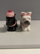 Vintage Scottie Dog Salt &