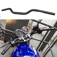 Motorcycle 7/8'' 22mm Handlebars Drag Bar Black For Suzuki GS500F GS500E GS500